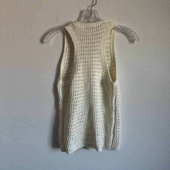 Madewell Crochet-Knit Crewneck Sweater Tank Size: S, NWT - Picture 10 of 11